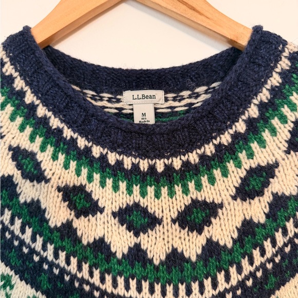 100% wool L.LBean sweater - Picture 2 of 4
